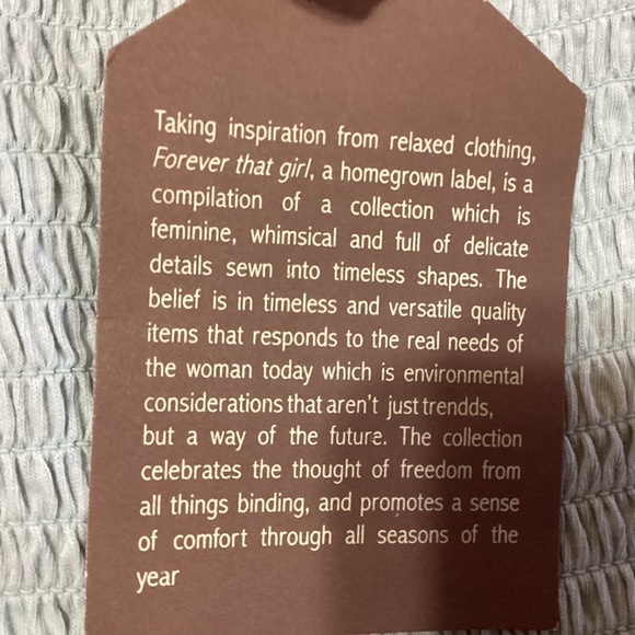 NEW Anthropologie Forever That Girl Blue Tan Smocked Crochet Lace Blouse S Boho - Picture 9 of 13